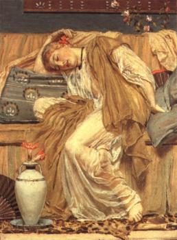 Albert Joseph Moore : A Sleeping Girl